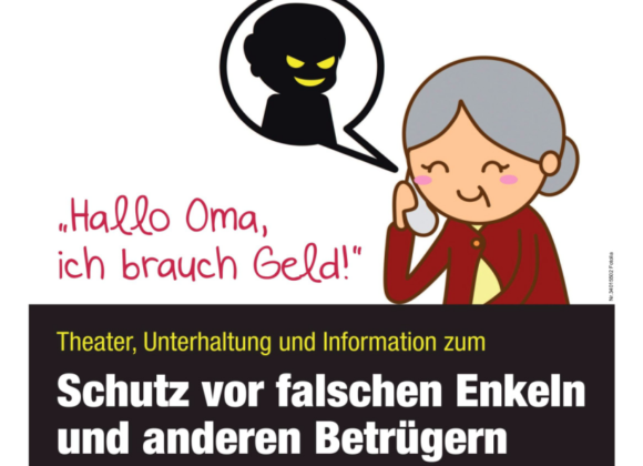 Theater zum Thema “Enkeltrick” am 16. Oktober