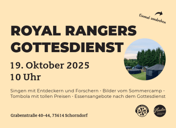Royal-Rangers-Gottesdienst am 19. Oktober