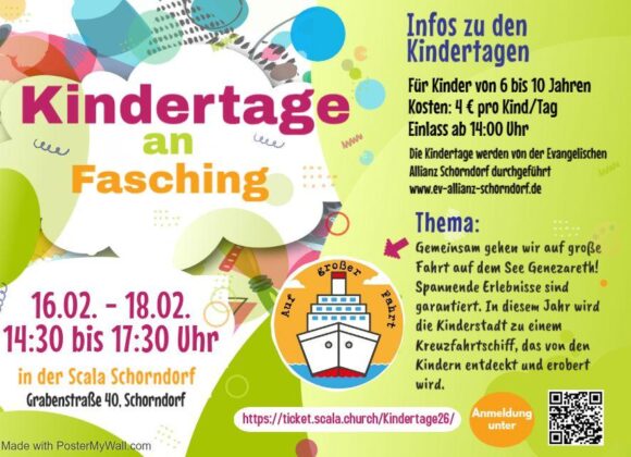 Kindertage an Fasching