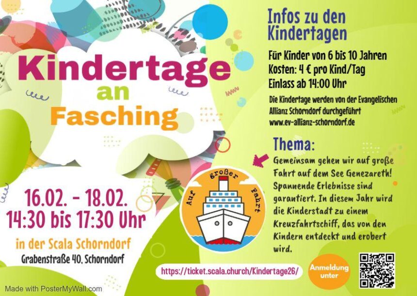 Kindertage an Fasching